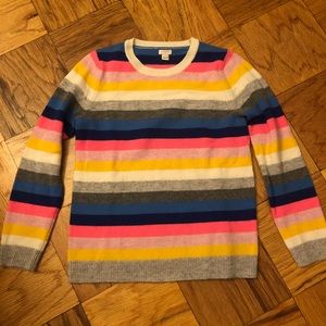 Striped J Crew Sweater